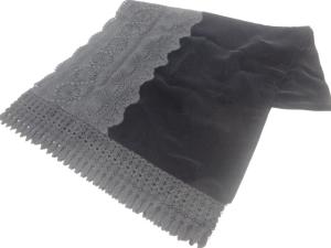 ビロードレース花模様ショール